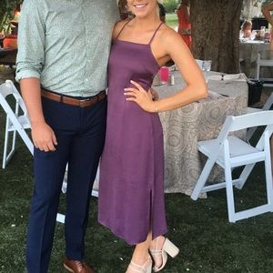 Silk high neck Madewell Slip dress